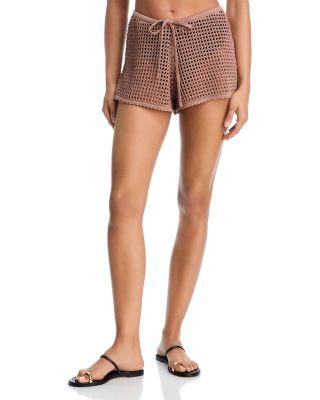 Solan Pointelle Knit Shorts by L'AGENCE