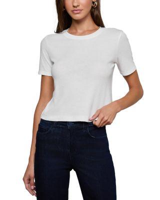 Stormy Crop Tee by L'AGENCE