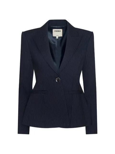 Therese pinstripe blazer by L'AGENCE