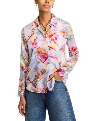 Tyler Printed Silk Blouse by L'AGENCE