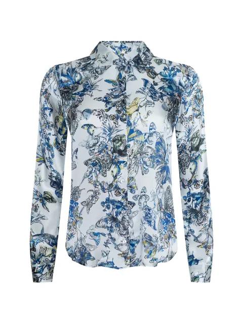Tyler butterfly-print blouse by L'AGENCE