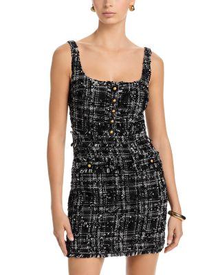 Valli Square Neck Mini Dress by L'AGENCE