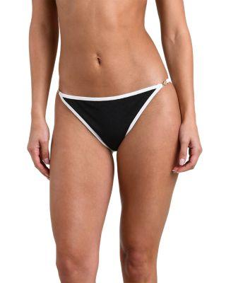 Violet Fine Line String Bikini Bottom by L'AGENCE