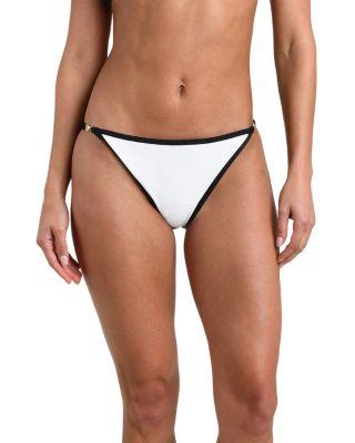 Violet Fine Line String Bikini Bottom by L'AGENCE