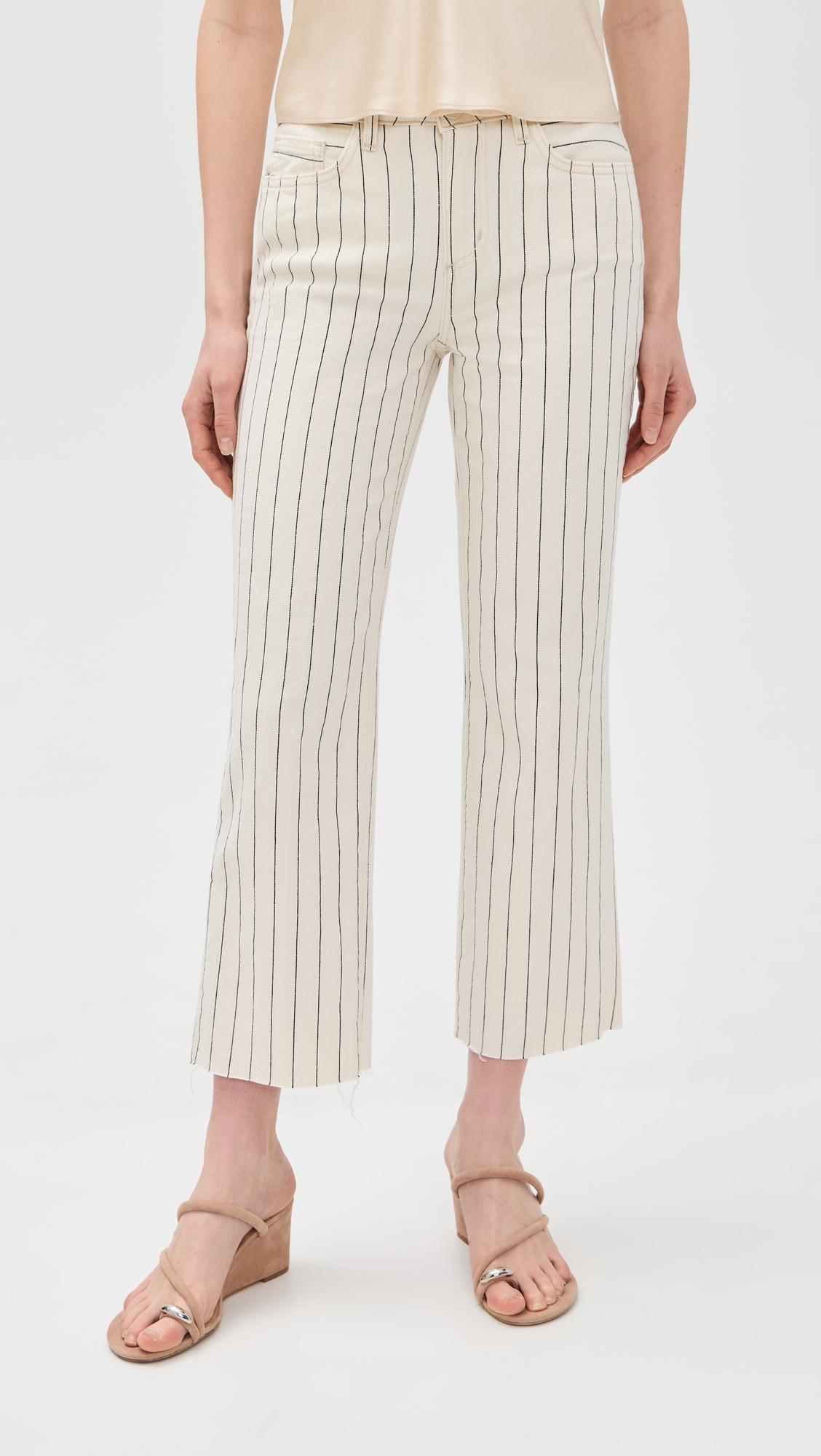 Wanda Crop Wide Leg Jeans by L'AGENCE