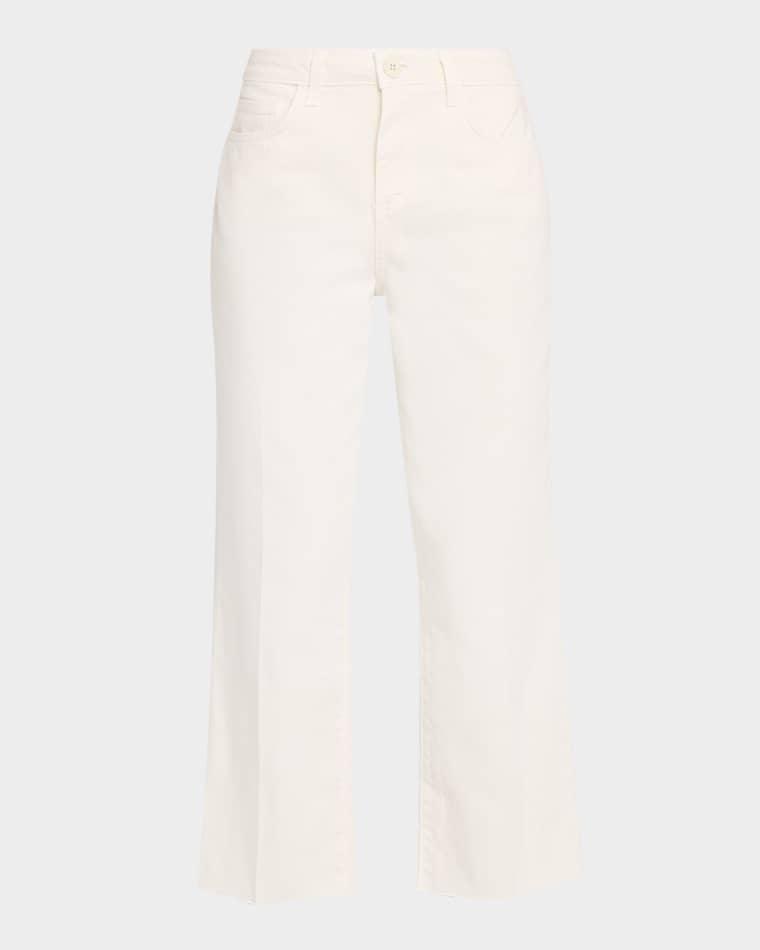 Wanda High-Rise Cropped Wide Jeans by L'AGENCE