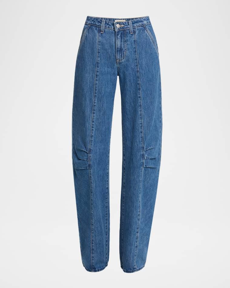 Zara High-Rise Rodeo Barrel Jeans by L'AGENCE