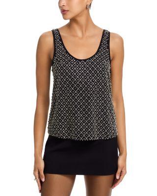 Ziggy Beaded Tank Top by L'AGENCE