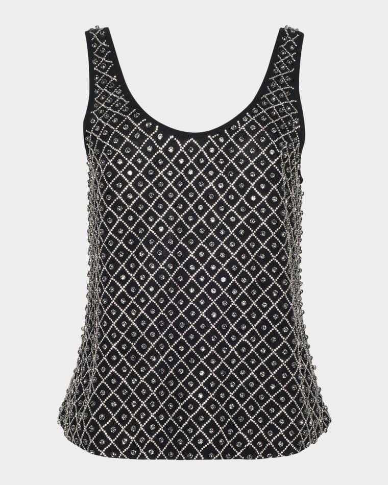 Ziggy Embellished Tank Top by L'AGENCE