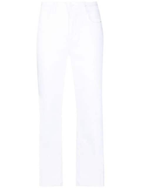 cropped straight-leg jeans by L'AGENCE