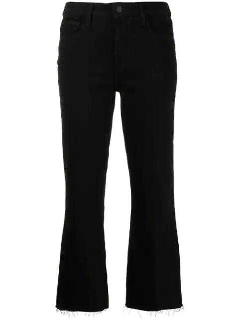 cropped straight-leg trousers by L'AGENCE