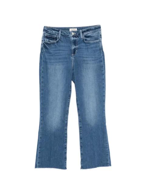 faded raw-cut jeans by L'AGENCE