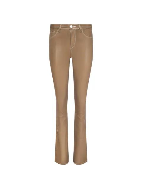 high-rise bootcut jeans by L'AGENCE