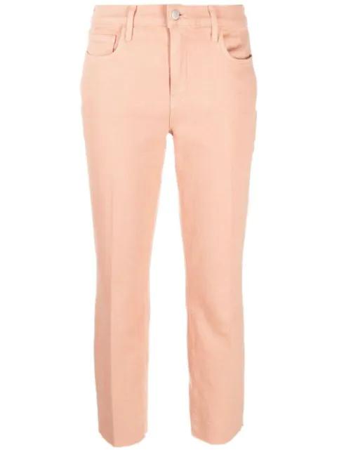 low-waist cropped jeans by L'AGENCE