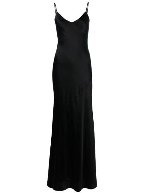 silk slip dress by L'AGENCE