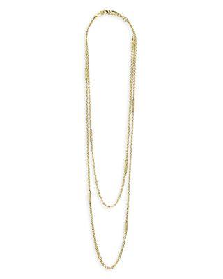 18K Gold Superfine Caviar Station Chain Necklace by LAGOS