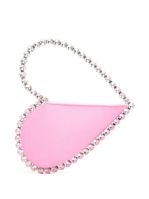 Love heart crystal clutch bag by L'ALINGI