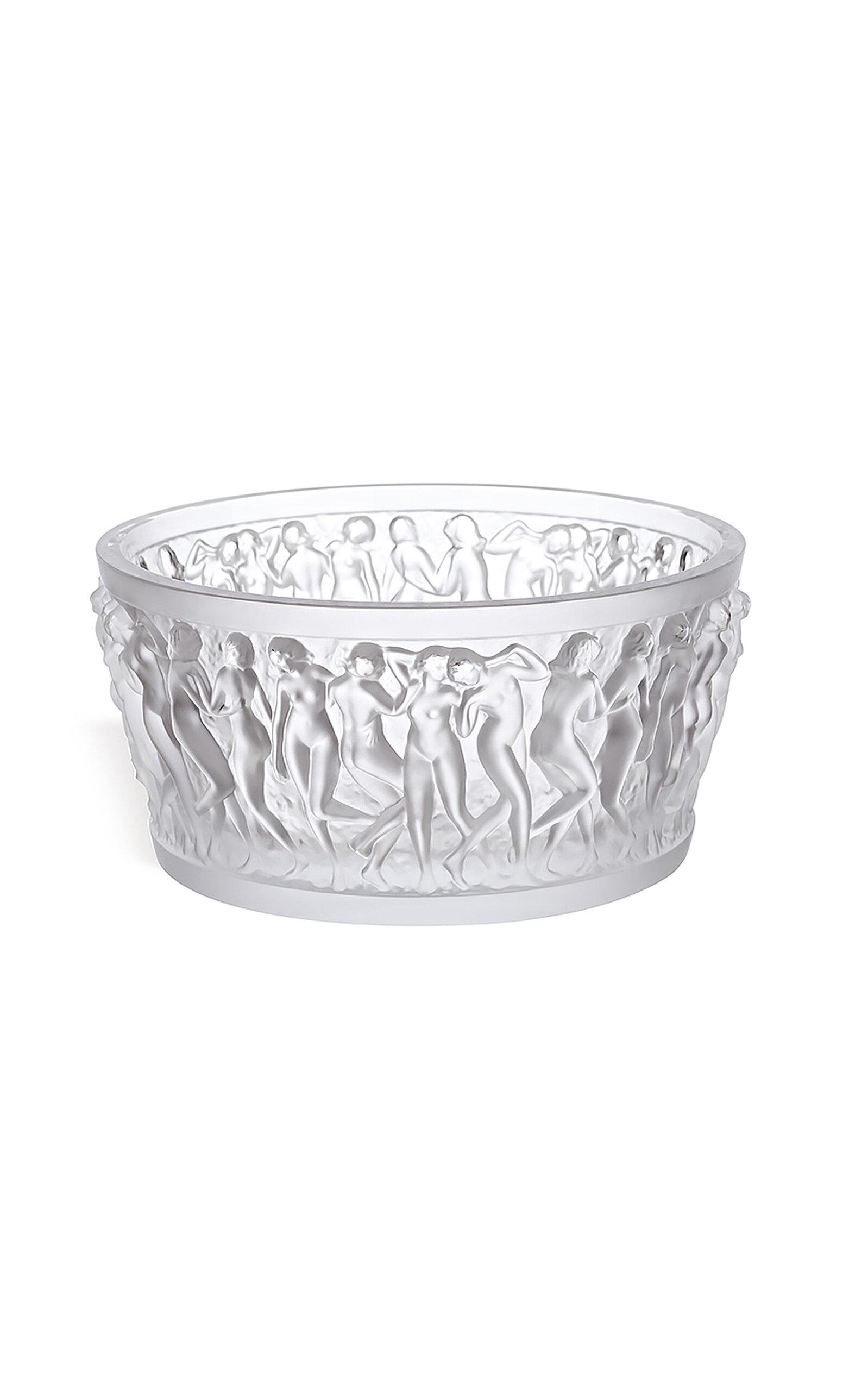 Lalique - Bacchantes Crystal Bowl - Clear - Moda Operandi by LALIQUE