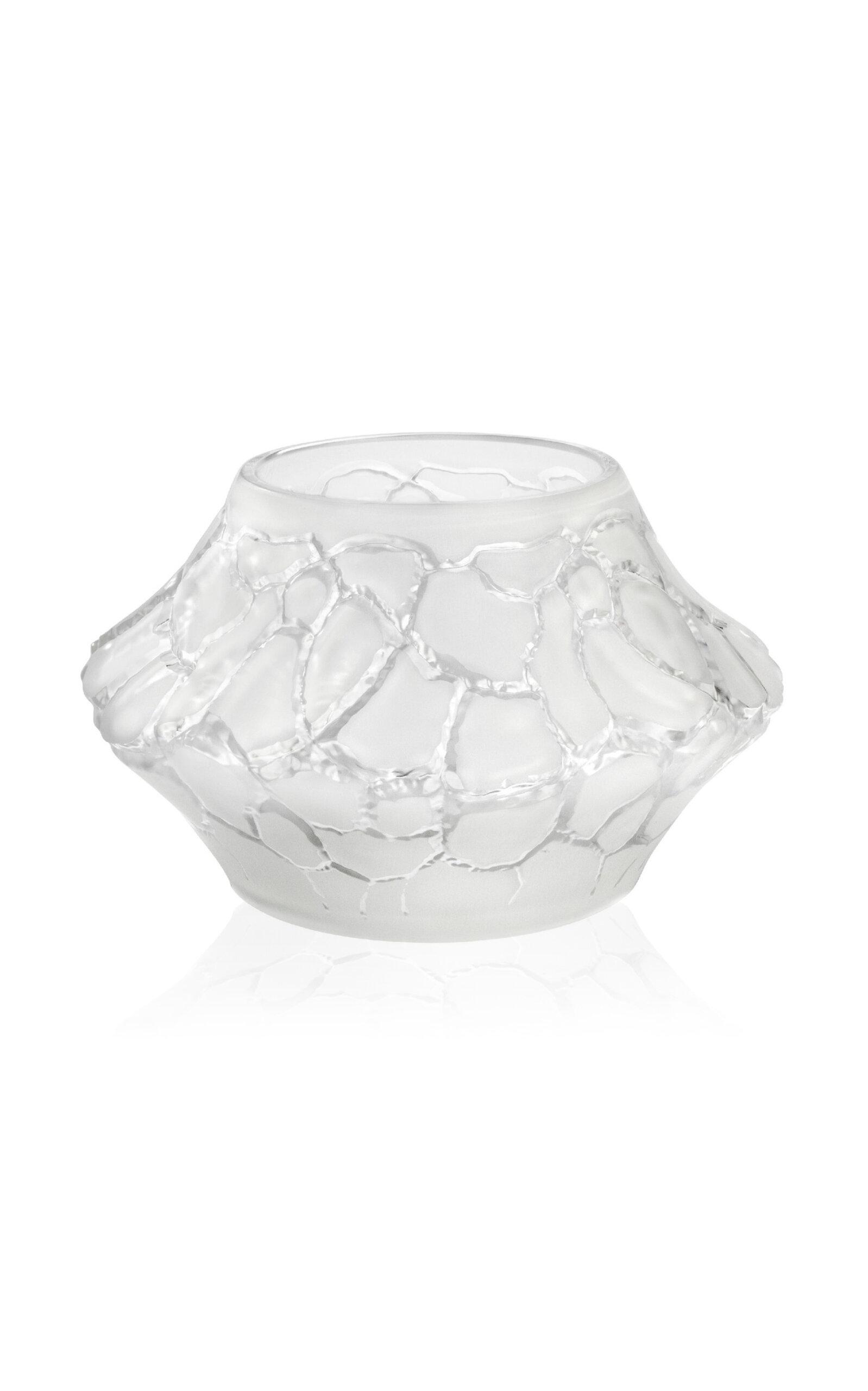 Lalique - Caldera small Vase-Votive - Clear - Moda Operandi by LALIQUE