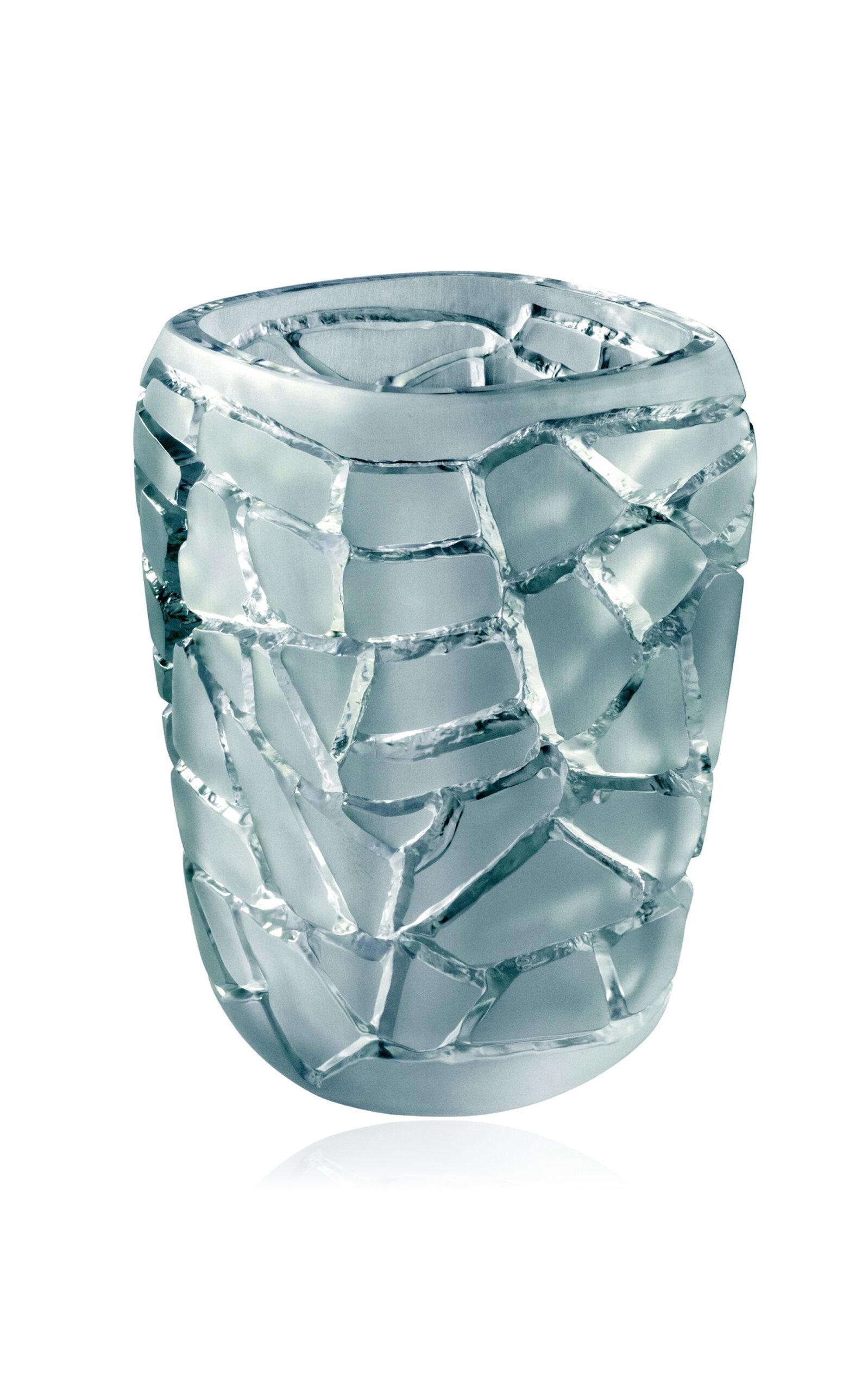 Lalique - Magnitude Vase - Light Blue - Moda Operandi by LALIQUE