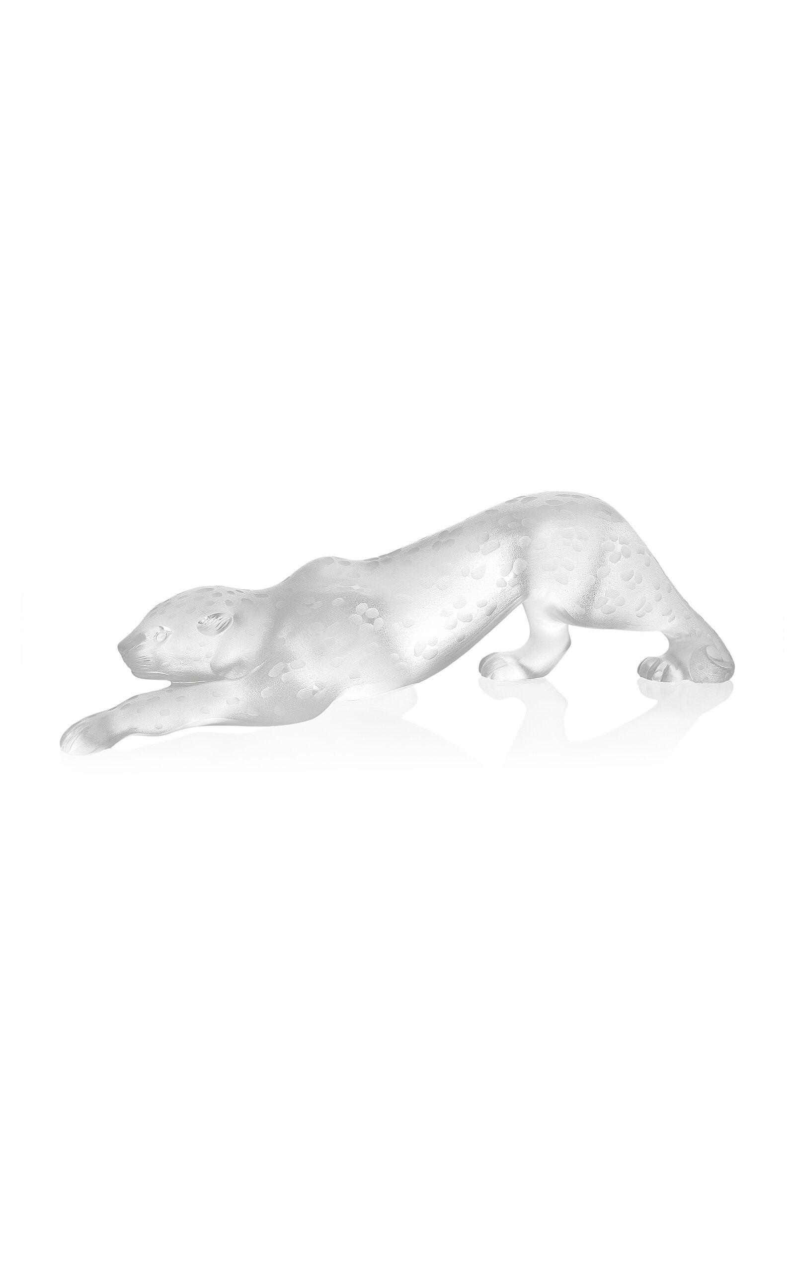 Lalique - Zeila Panther Large Sculpture - Clear - Moda Operandi by LALIQUE