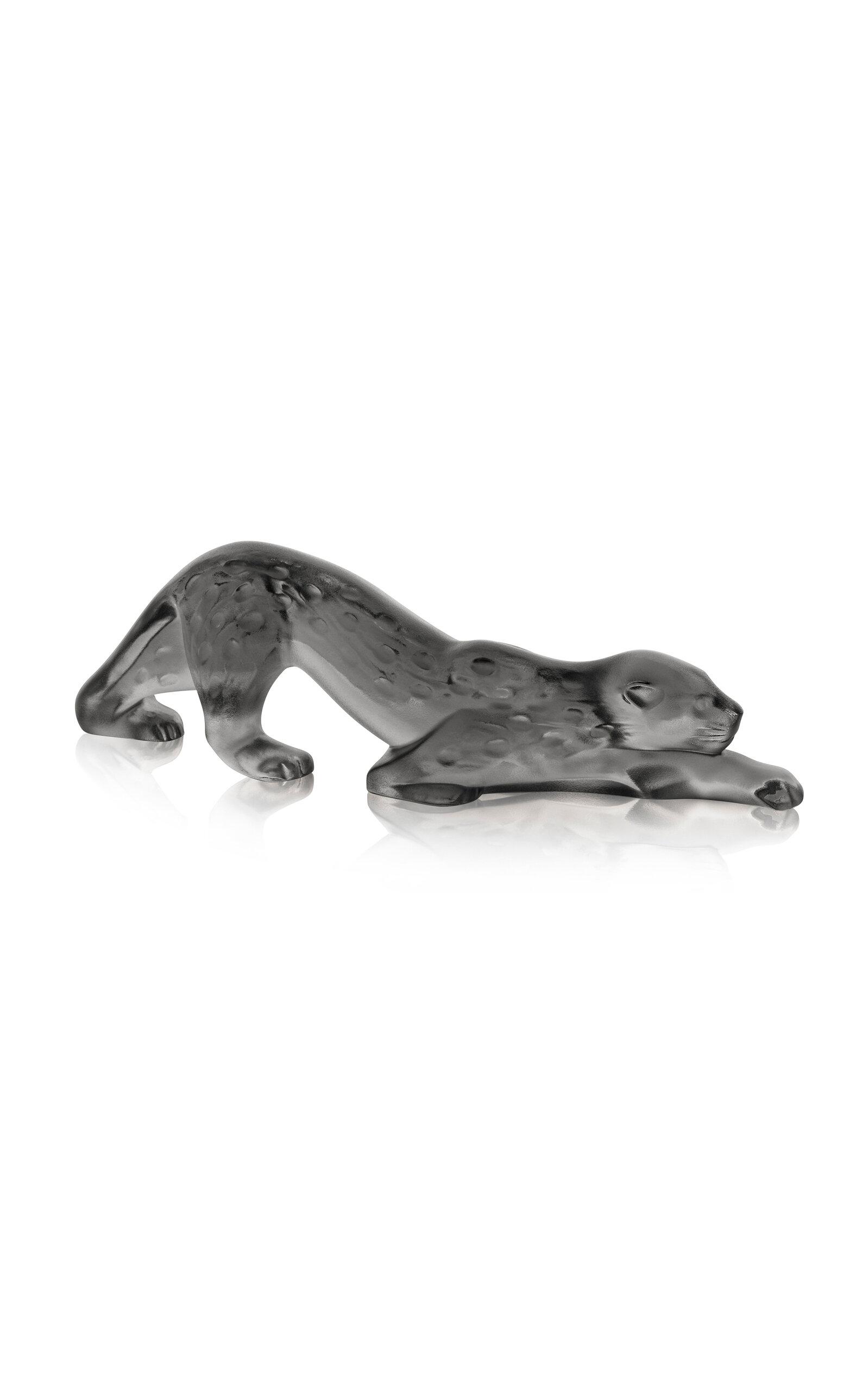 Lalique - Zeila Panther Small Sculpture - Grey - Moda Operandi by LALIQUE