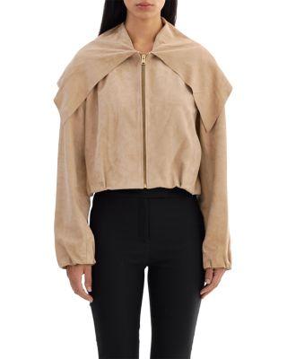 Anita Suede Scarf Jacket by LAMARQUE