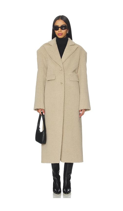 LAMARQUE Aaliyah Coat in Beige by LAMARQUE