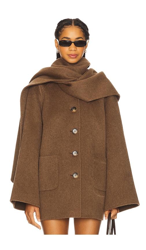 LAMARQUE Anca Coat in Brown by LAMARQUE