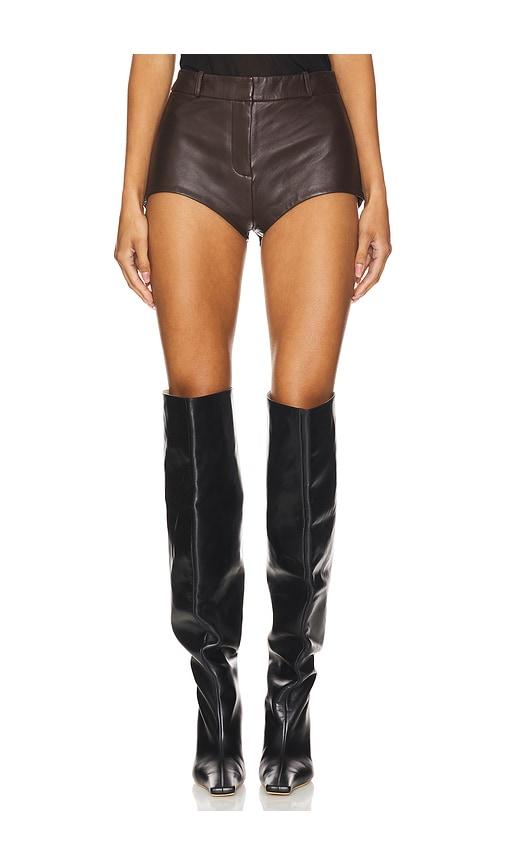 LAMARQUE Annaise Short in Brown by LAMARQUE