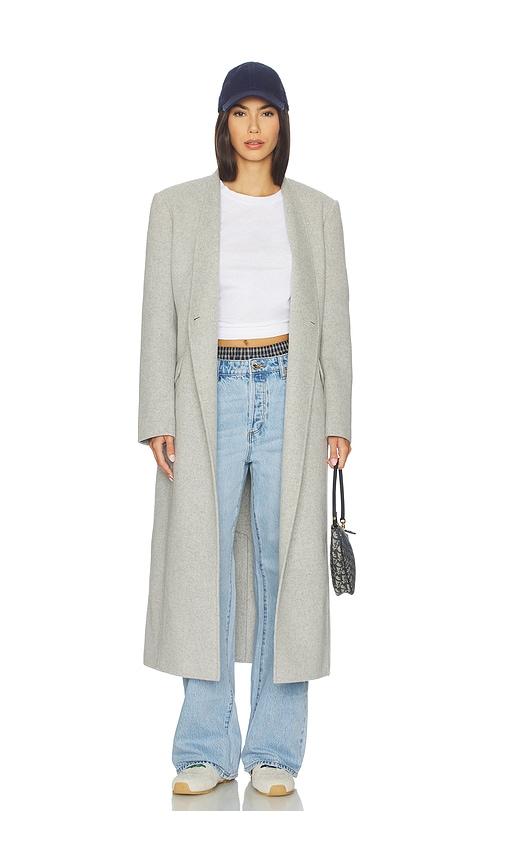 LAMARQUE Callie Coat in Grey by LAMARQUE