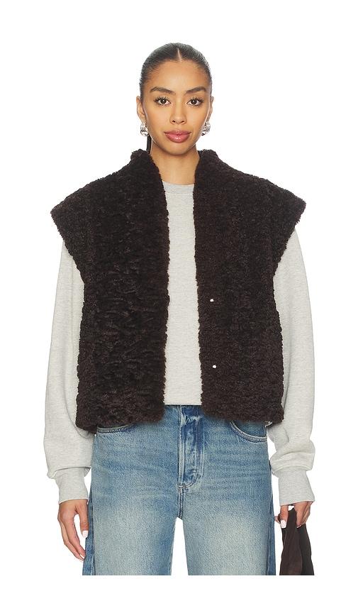 LAMARQUE Dua Vest in Brown by LAMARQUE
