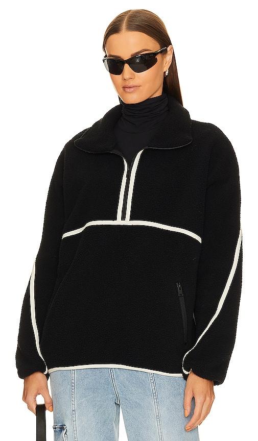 LAMARQUE Helsa Fleece Jacket in Black by LAMARQUE