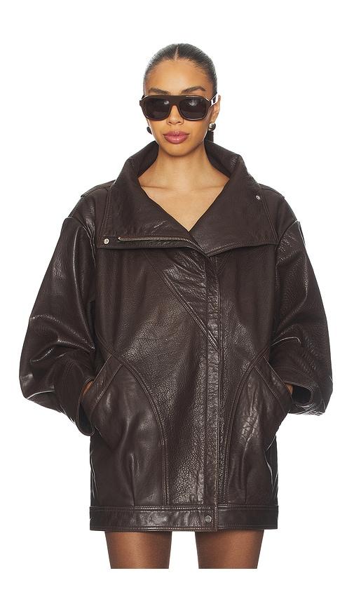 LAMARQUE Ronja Jacket in Brown by LAMARQUE