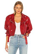 LAMARQUE X REVOLVE Dylan Jacket in Red by LAMARQUE