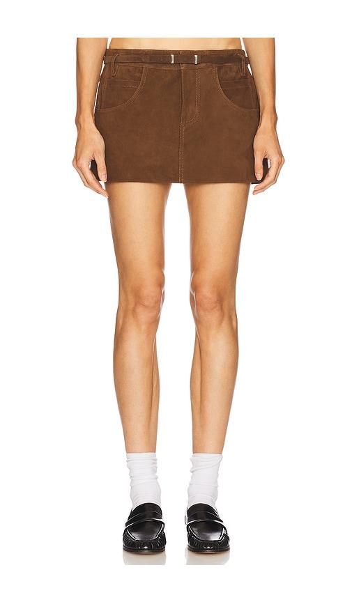 LAMARQUE x REVOLVE Amara Skirt in Brown by LAMARQUE
