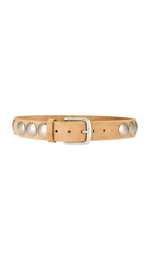 LAMARQUE x REVOLVE Disc Studded Belt in Brown by LAMARQUE