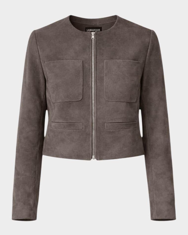 Linette Suede Jacket by LAMARQUE