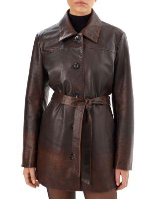 Marlowe Leather Coat by LAMARQUE