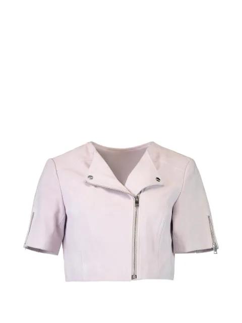 zip cropped jacket by LAMARQUE