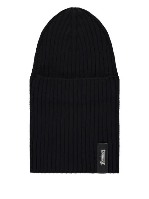knit balaclava hat by LAMINAR
