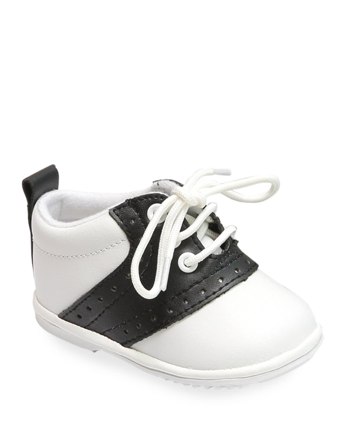 Boy's Austin Two-Tone Leather Saddle Oxford Shoes, Baby by L'AMOUR SHOES