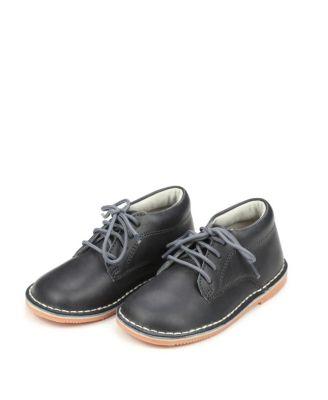 Boys' Tuck Mid-Top Lace Up Shoe - Toddler by L'AMOUR SHOES