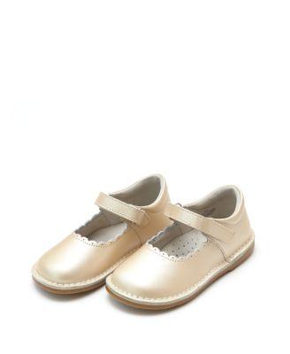 Girls' Caitlin Scalloped Mary Jane - Baby by L'AMOUR SHOES
