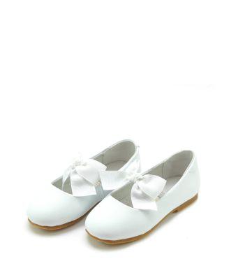 Girls' Pauline Special Occasion Bow Flat - Toddler by L'AMOUR SHOES