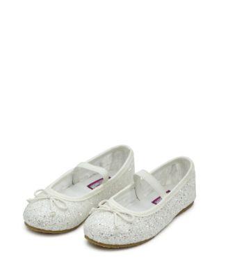 Girls' Victoria Glitter Flat - Baby by L'AMOUR SHOES