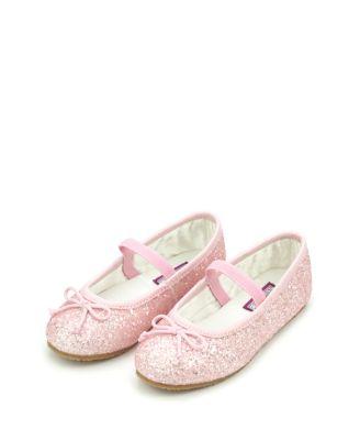 Girls' Victoria Glitter Flat - Baby by L'AMOUR SHOES