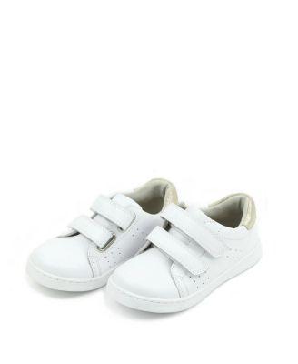 Kenzie Double Hook-and-Loop Sneaker - Little Kid by L'AMOUR SHOES