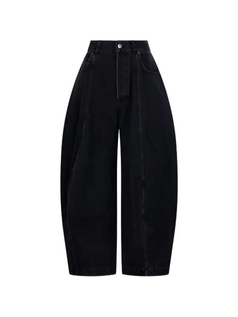 barrel-leg jeans by LAMRONS