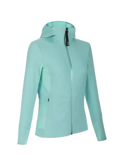 Violet hoodied zip-up jacket by LAMUNT
